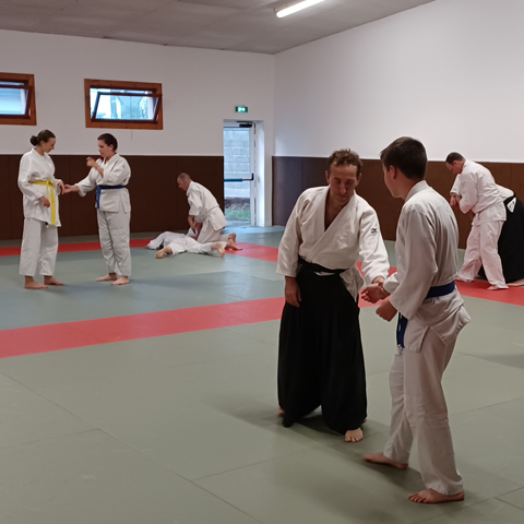 cours aïkido au dojo