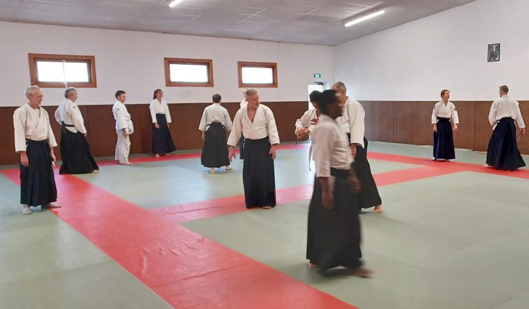 stage départemental à l'aïkido quimper